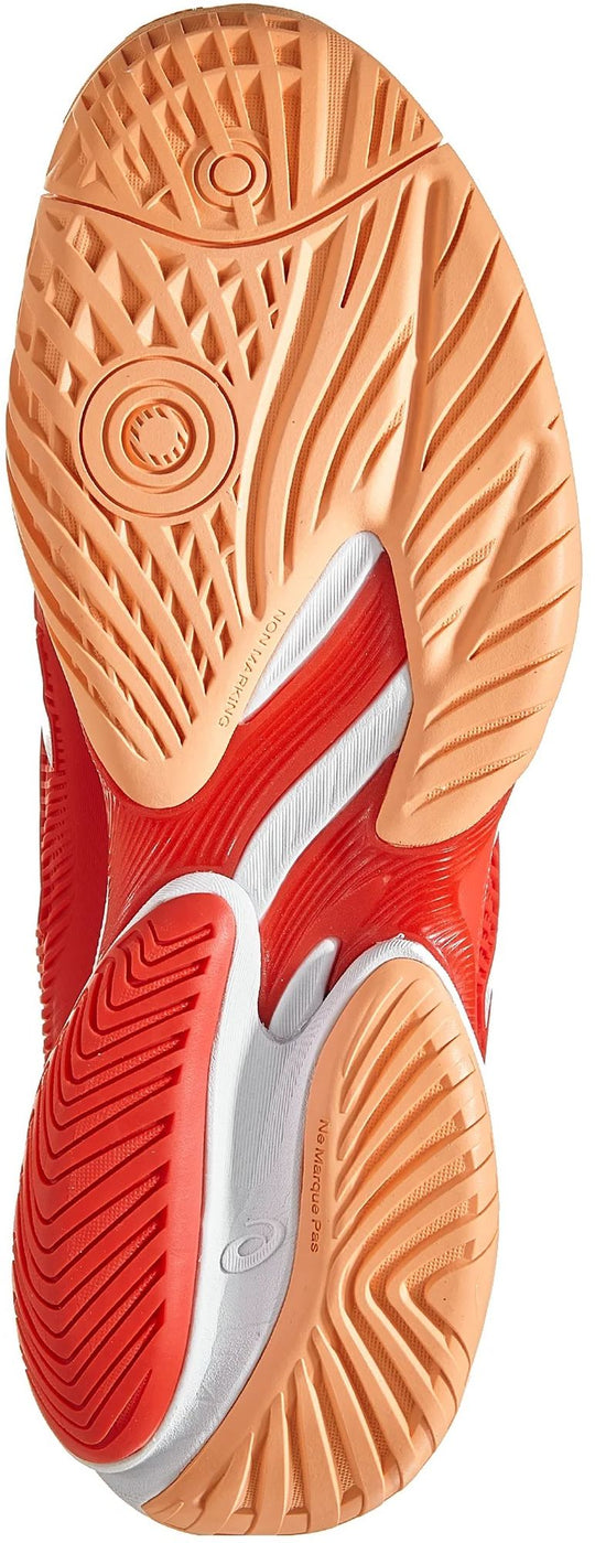 1041A363-961 Asics Men's Court FF 3 Novak Tennis Shoes (Fiery Red/White)