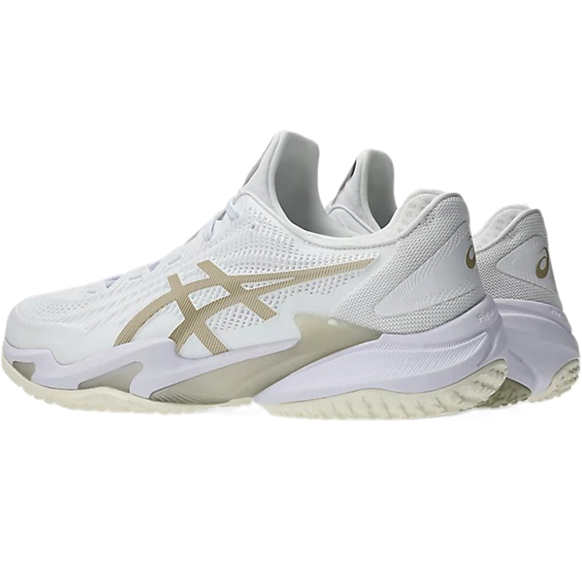 ASICS GELTRIFORCE 3 ホワイト 32.0 cm Asics Men's Court FF 3 All Court Tennis Shoes (White/Putty)