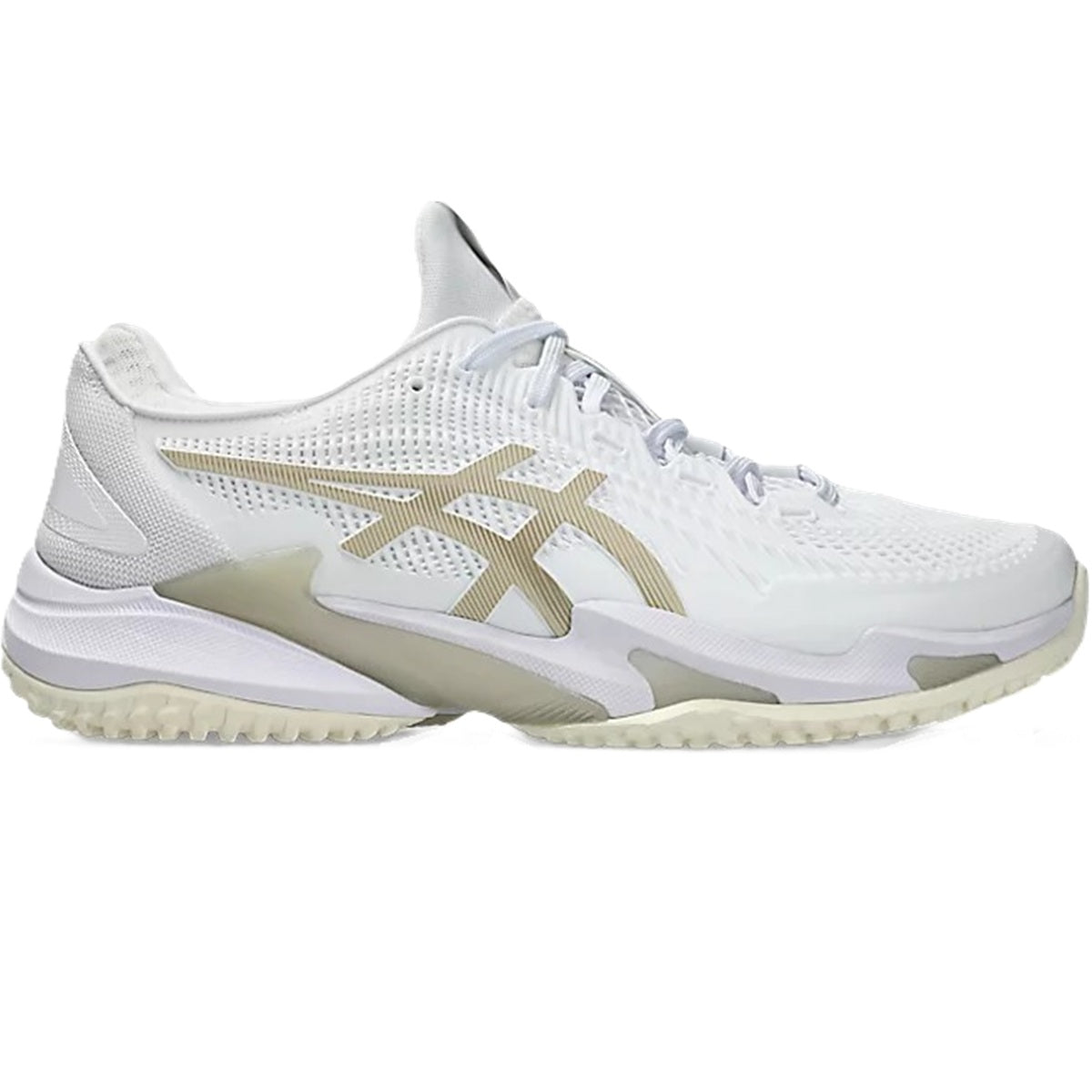 Asics Men's Court FF 3 All Court Tennis Shoes (White/Putty)