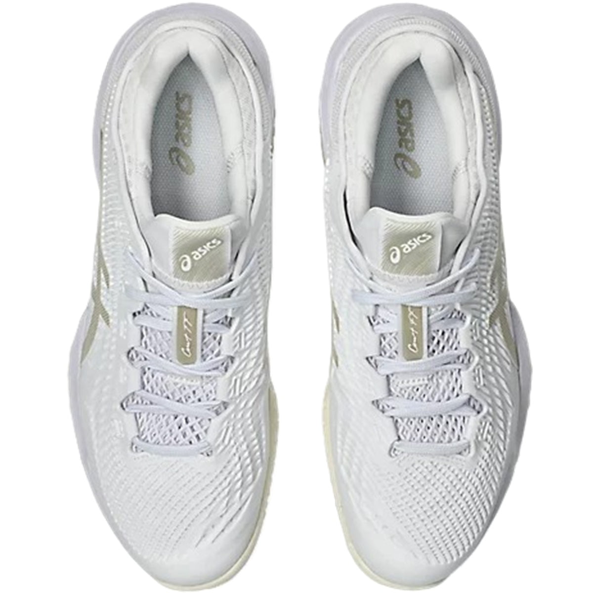 Asics Men's Court FF 3 All Court Tennis Shoes (White/Putty)
