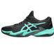 1041A370-002 Asics Men's Court FF 3 Tennis Shoes (Black/Aurora Green)