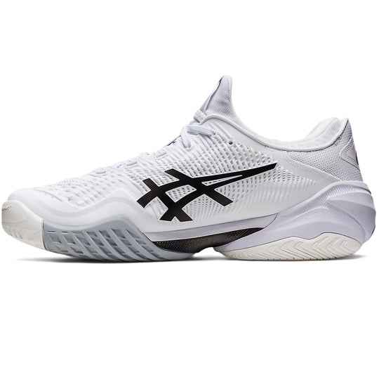 1041A370-100 Asics Men's Court FF 3 Tennis Shoes (White/Black)
