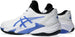 1041A370-102 Asics Men's Court FF 3 Tennis Shoes (White/Sapphire)