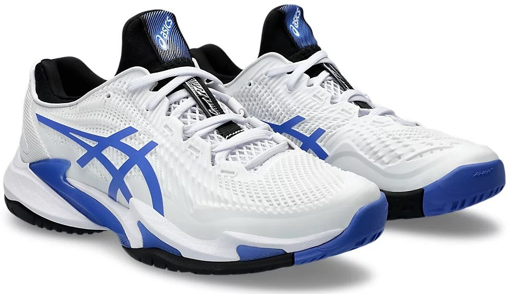 1041A370-102 Asics Men's Court FF 3 Tennis Shoes (White/Sapphire)
