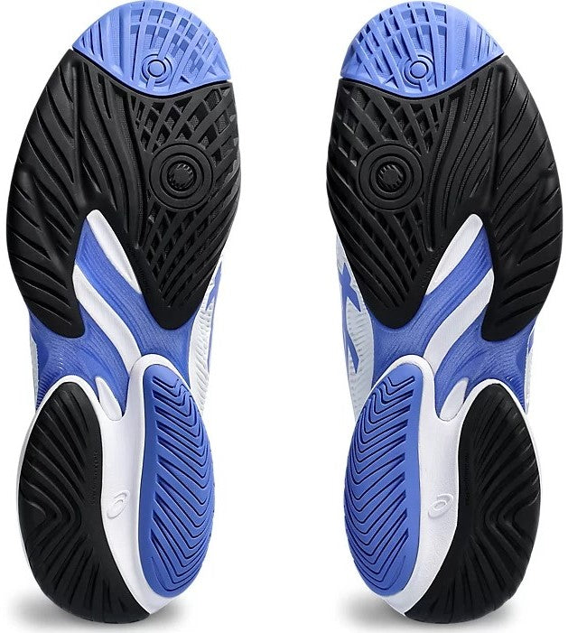 1041A370-102 Asics Men's Court FF 3 Tennis Shoes (White/Sapphire)
