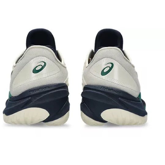 1041A370-105 Asics Men's Court FF 3 Tennis Shoes Cream Jasper Green