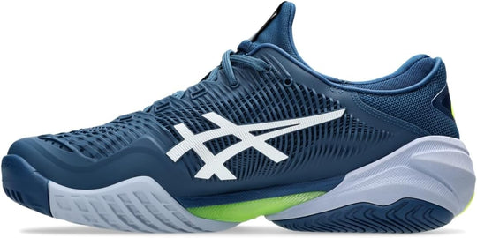 1041A370-402 Asics Men's Court FF 3 Tennis Shoes (Mako Blue/White)