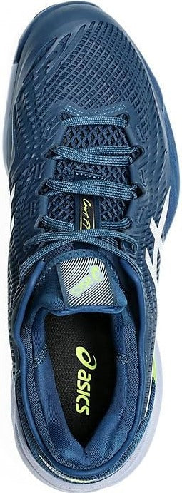 1041A370-402 Asics Men's Court FF 3 Tennis Shoes (Mako Blue/White)