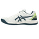 1041A409-104 Asics Men's Gel-Dedicate 8 Pickleball Shoes (Cream/Tranquil Teal)
