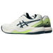 1041A409-104 Asics Men's Gel-Dedicate 8 Pickleball Shoes (Cream/Tranquil Teal)