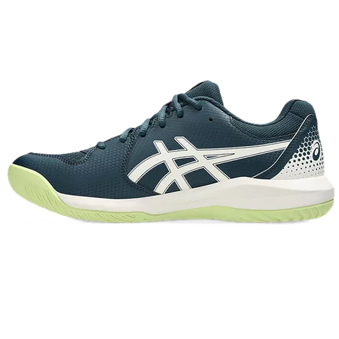 1041A409-300 Asics Men's Gel-Dedicate 8 Pickleball Shoes (Tranquil Teal/Cream)