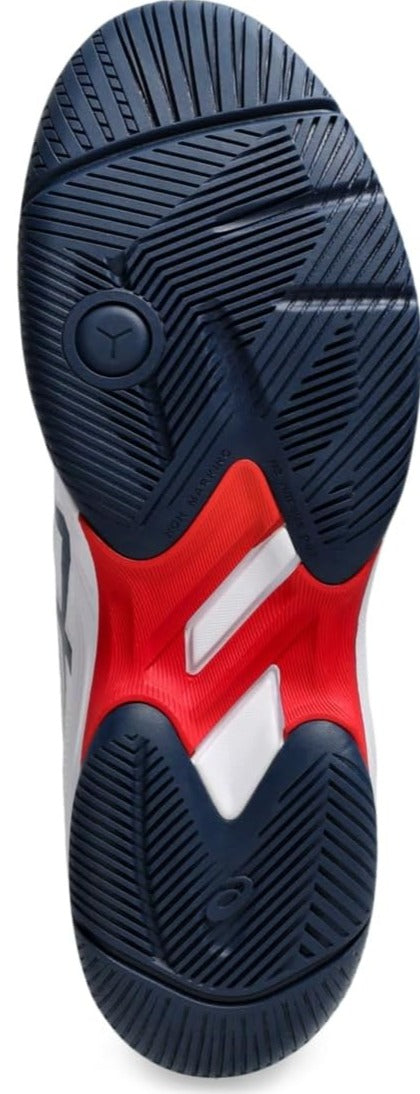 1041A416-100 Asics Men's Gel-Game 9 Pickleball Shoes (White/Night Sky)