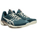 1041A437-300 Asics Men's Solution Speed FF 3 Clay Tennis Shoes (Saxon Green/Birch)