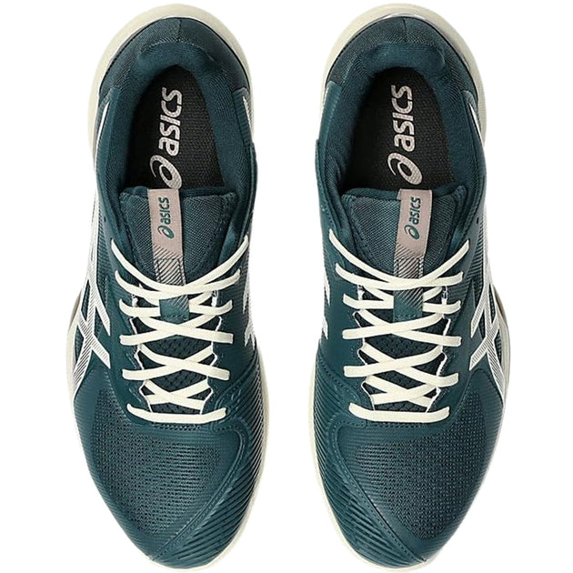 1041A437-300 Asics Men's Solution Speed FF 3 Clay Tennis Shoes (Saxon Green/Birch)