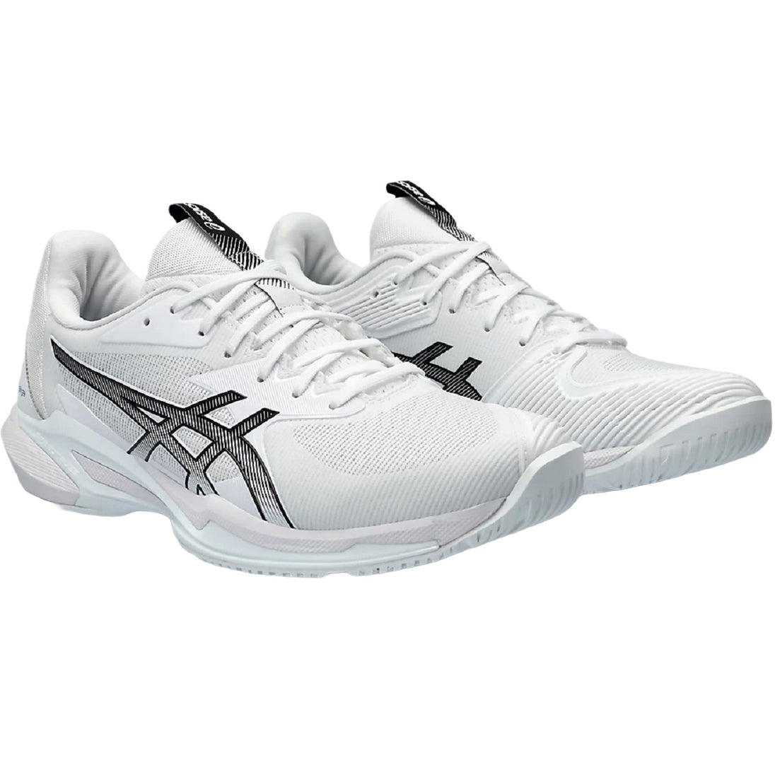 1041A438-101 Asics Men's Solution Speed FF 3 Tennis Shoes (White/Black)