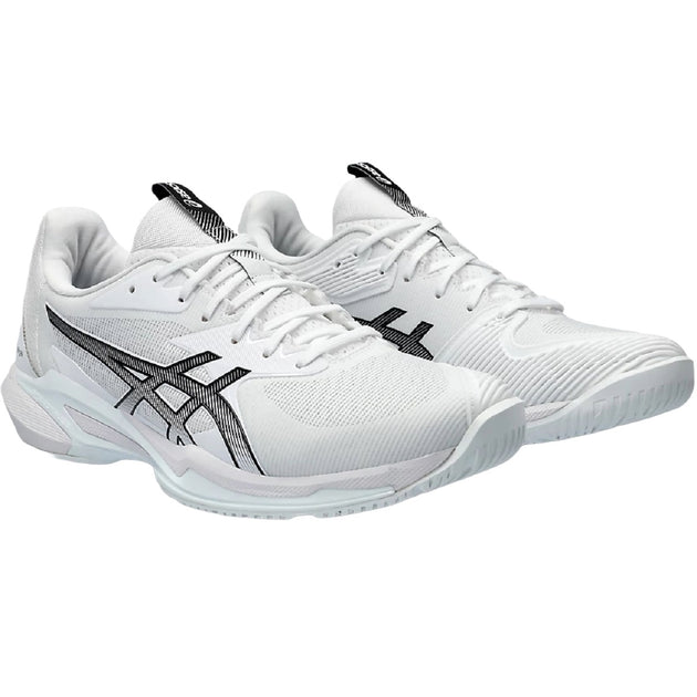 1041A438-101 Asics Men's Solution Speed FF 3 Tennis Shoes (White/Black)