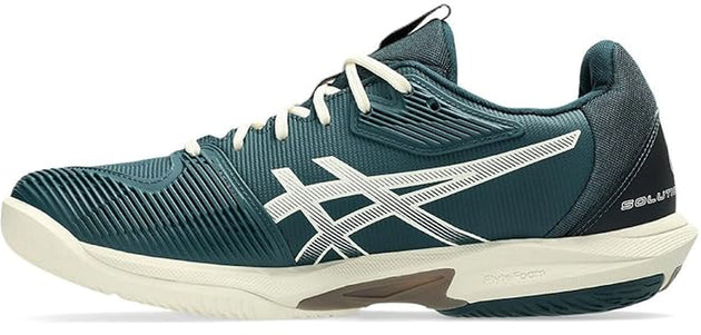 1041A438-300 Asics Men's Solution Speed FF 3 Tennis Shoes (Saxon Green/Birch)