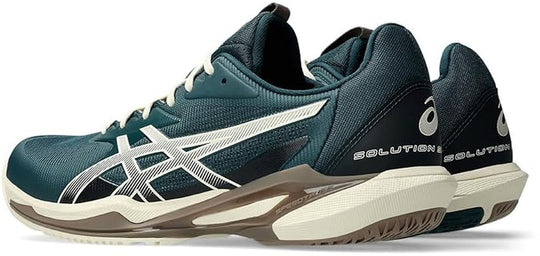 1041A438-300 Asics Men's Solution Speed FF 3 Tennis Shoes (Saxon Green/Birch)