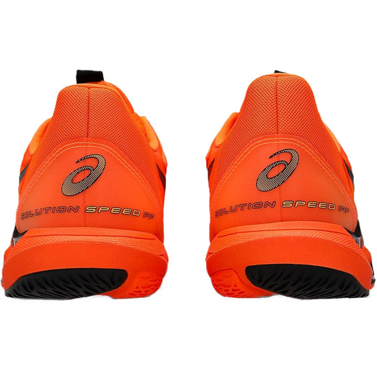 1041A438-802 Asics Men's Solution Speed FF 3 Tennis Shoes (Shocking Orange/Black)