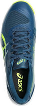 1041A466-400 Asics Men's Solution Swift FF 2 Tennis Shoes (Mako Blue/Safety Yellow)