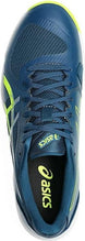 1041A466-400 Asics Men's Solution Swift FF 2 Tennis Shoes (Mako Blue/Safety Yellow)