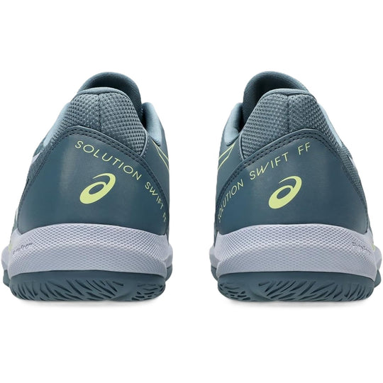 1041A466-402 Asics Men's Solution Swift FF 2 Tennis Shoes (Grey Blue/Pistachio)