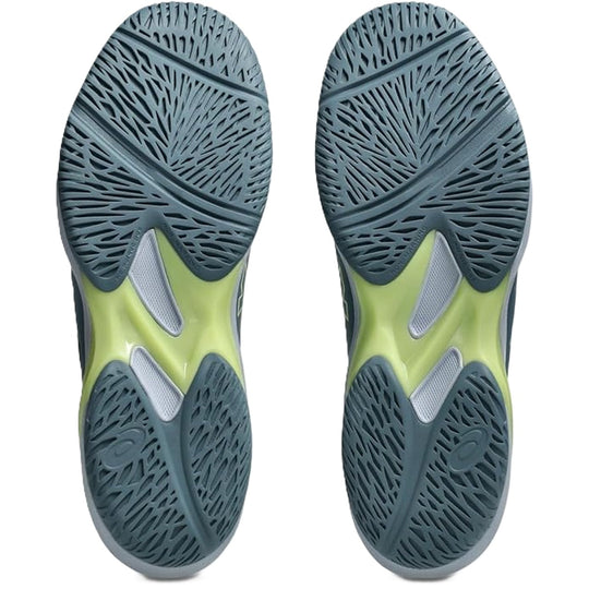 1041A466-402 Asics Men's Solution Swift FF 2 Tennis Shoes (Grey Blue/Pistachio)