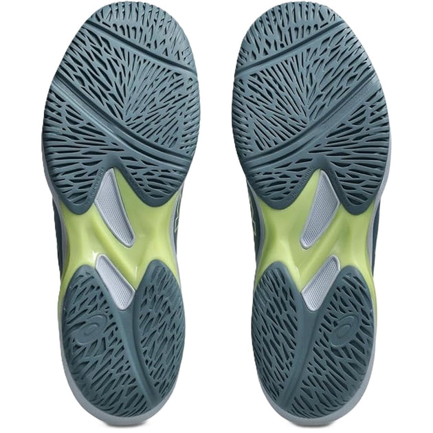 1041A466-402 Asics Men's Solution Swift FF 2 Tennis Shoes (Grey Blue/Pistachio)