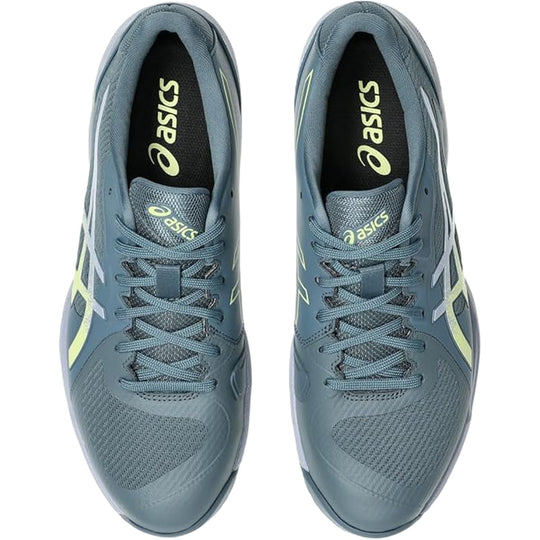 1041A466-402 Asics Men's Solution Swift FF 2 Tennis Shoes (Grey Blue/Pistachio)
