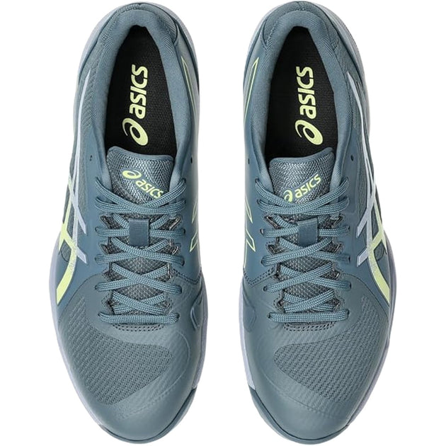 1041A466-402 Asics Men's Solution Swift FF 2 Tennis Shoes (Grey Blue/Pistachio)
