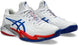 1041A480-100 Asics Men's Court FF 3 Novak Paris Tennis Shoes (White/Asics Blue)