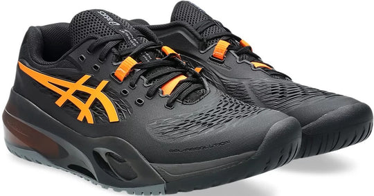 1041A481-001 Asics Men's Gel-Resolution X Tennis Court Shoe (Black/Shocking Orange)
