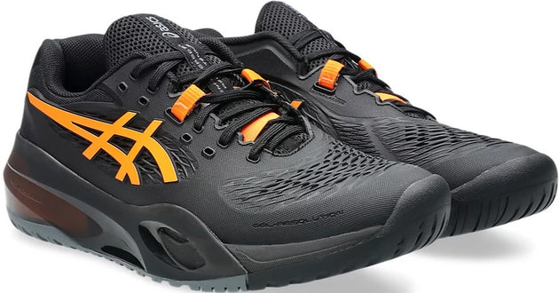 1041A481-001 Asics Men's Gel-Resolution X Tennis Court Shoe (Black/Shocking Orange)