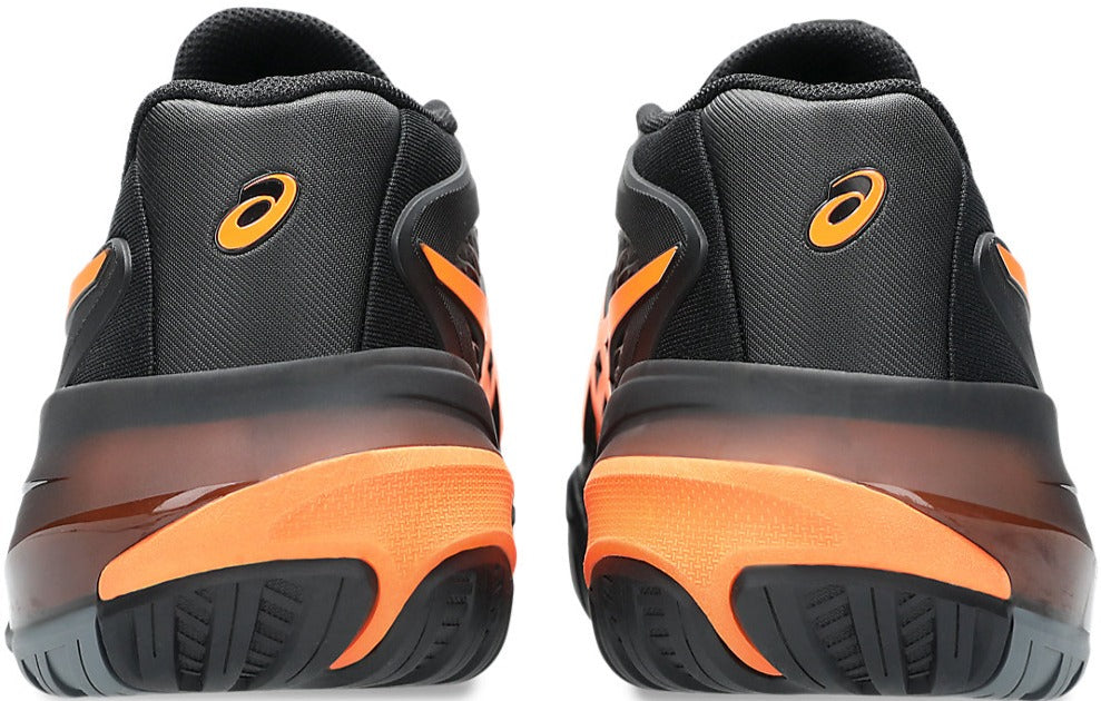 1041A481-001 Asics Men's Gel-Resolution X Tennis Court Shoe (Black/Shocking Orange)