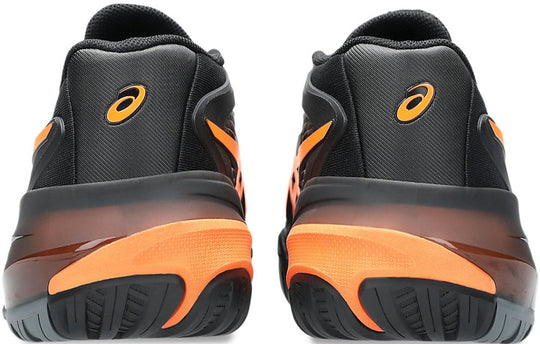 1041A481-001 Asics Men's Gel-Resolution X Tennis Court Shoe (Black/Shocking Orange)
