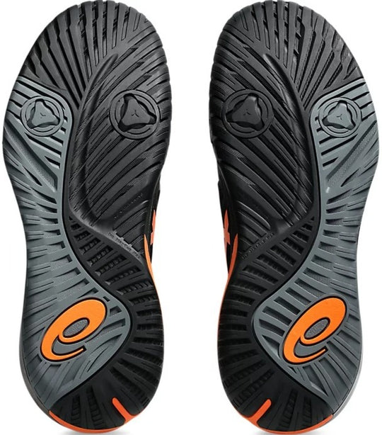 1041A481-001 Asics Men's Gel-Resolution X Tennis Court Shoe (Black/Shocking Orange)