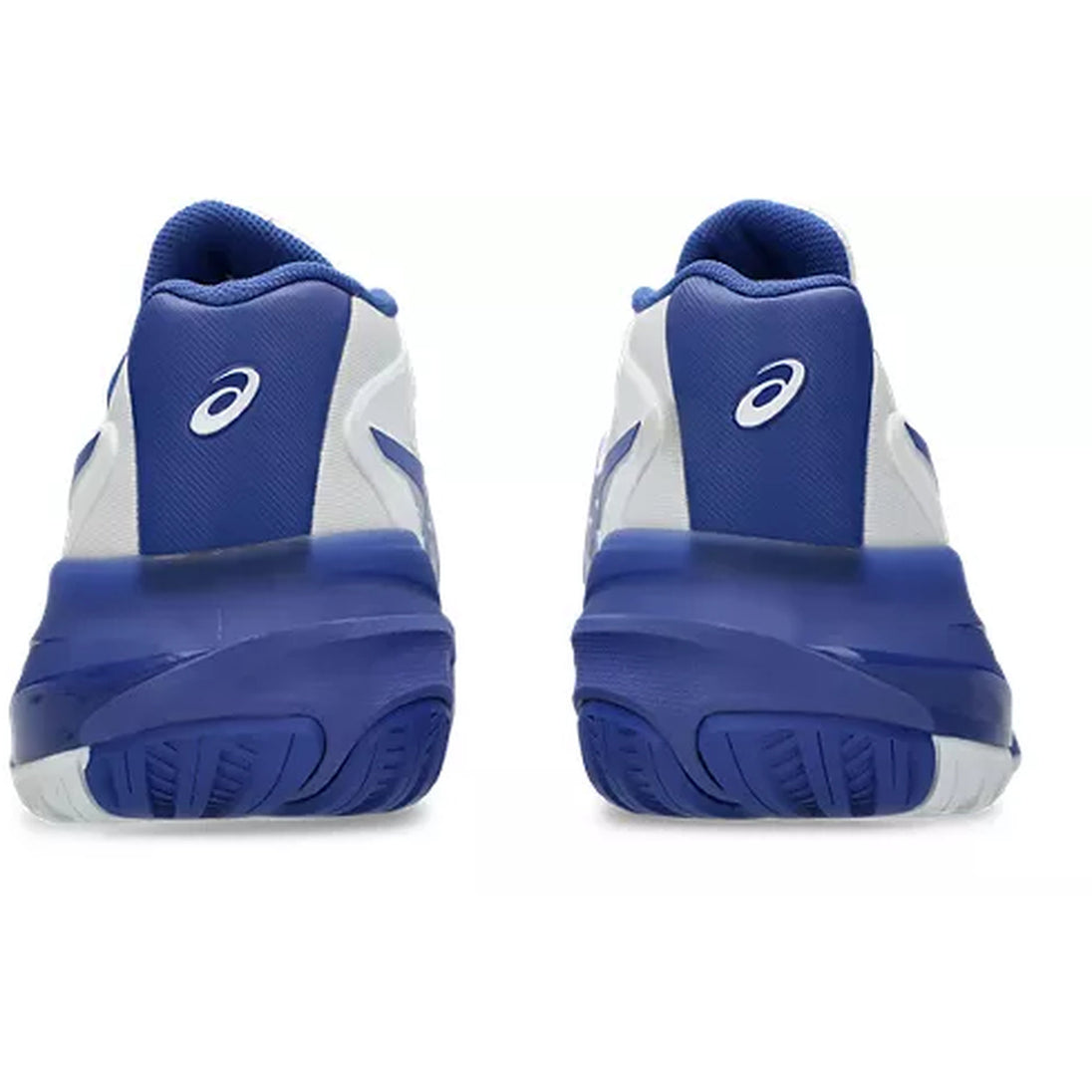 1041A487-101 Asics Men's Gel-Resolution X Wide Tennis Shoes (White/Dark Cobalt)