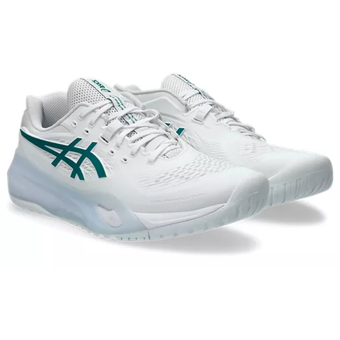 1041A481-102 Asics Men's Gel-Resolution X Tennis Shoes White Pitch Green