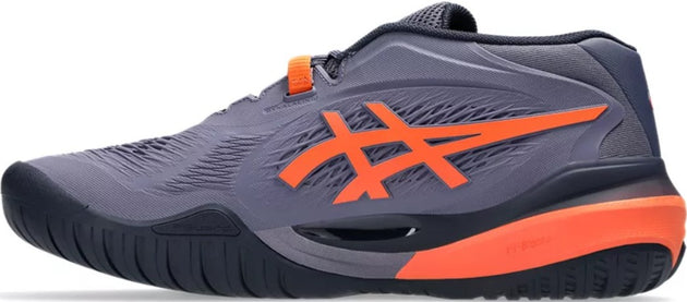 1041A481-500 Asics Men's Gel-Resolution X Tennis Court Shoe (Greyish Purple/Nova Orange)