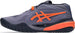 1041A481-500 Asics Men's Gel-Resolution X Tennis Court Shoe (Greyish Purple/Nova Orange)