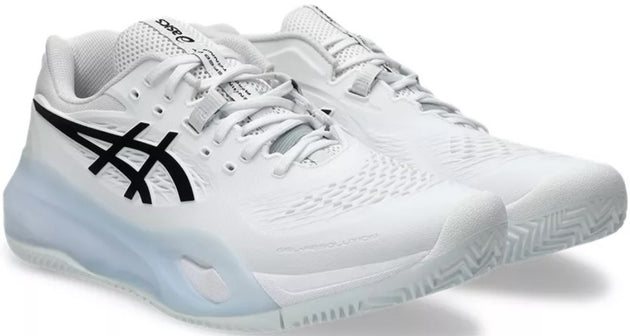 1041A485-100 Asics Men's Gel-Resolution X Clay Tennis Court Shoe (White/Black)