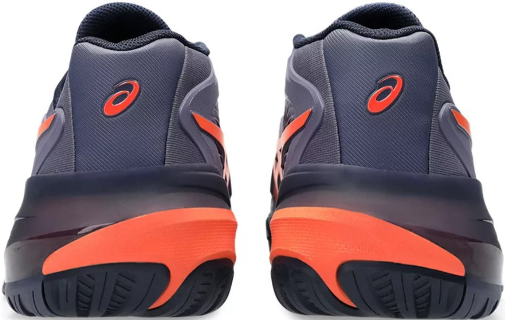 1041A487-500 Asics Men's Gel-Resolution X Wide Tennis Court Shoe (Greyish Purple/Nova Orange)