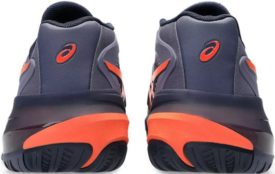 1041A487-500 Asics Men's Gel-Resolution X Wide Tennis Court Shoe (Greyish Purple/Nova Orange)