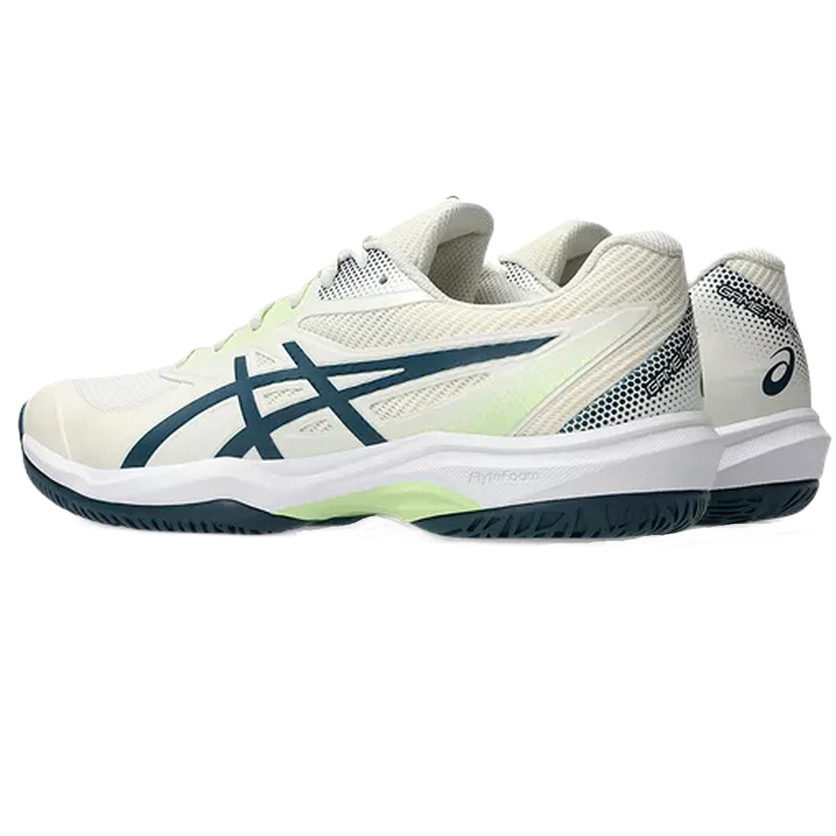 1041A488-100 Asics Men’s Game FF Pickleball Shoes (Cream/Tranquil Teal)