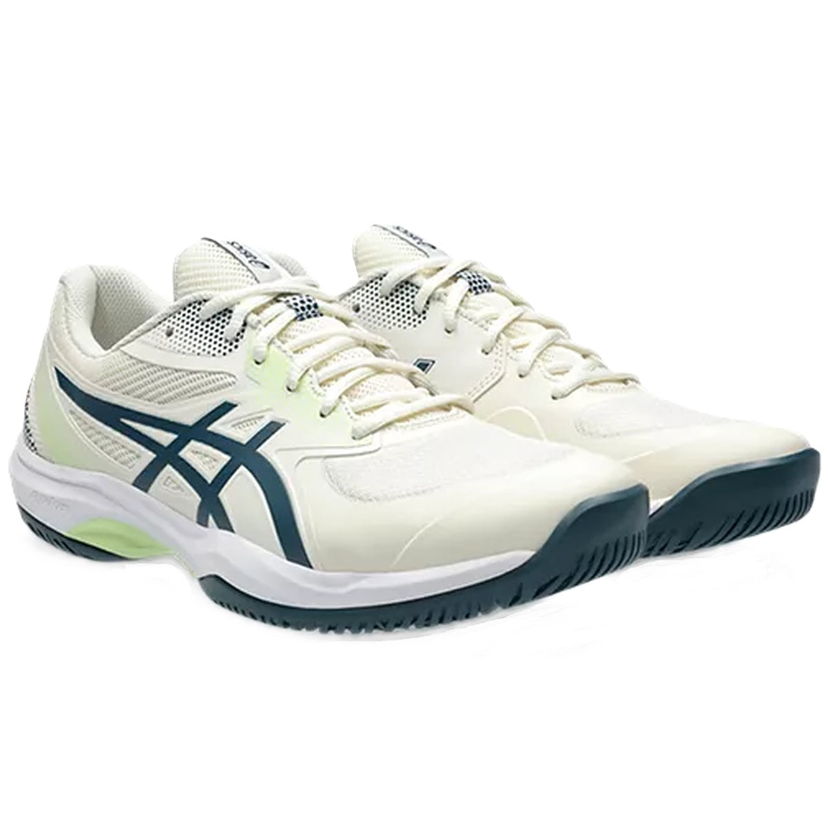 1041A488-100 Asics Men’s Game FF Pickleball Shoes (Cream/Tranquil Teal)