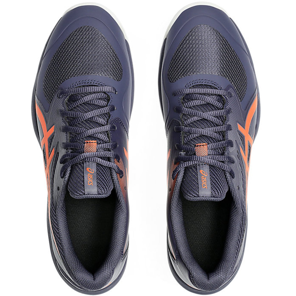 1041A489-500 Asics Men’s Game FF Tennis Shoes (Indigo/Nova Orange)