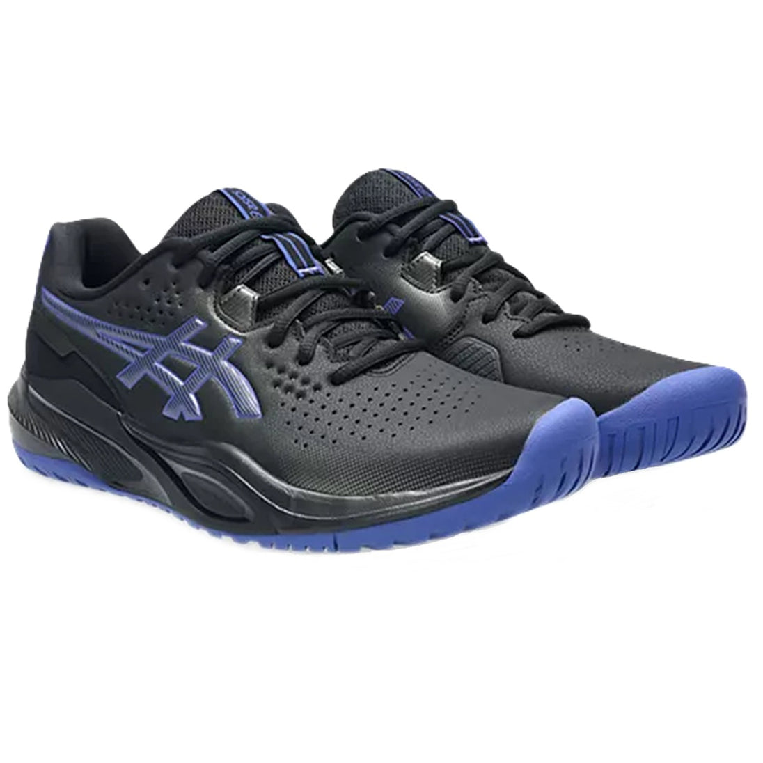 1041A510-001 Asics Men's Gel Challenger 15 Tennis Shoes (Black/Dark Cobalt)