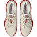 1041A522-968 Asics Men's Court FF 3 Novak Tennis Shoes (Cream/Classic Red)