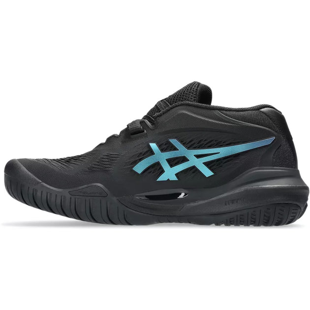 1041A526-960 Asics Men's Gel-Resolution X Tennis Shoes (Night Energy Black/Prism Blue)