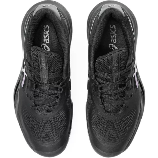 1041A526-960 Asics Men's Gel-Resolution X Tennis Shoes (Night Energy Black/Prism Blue)